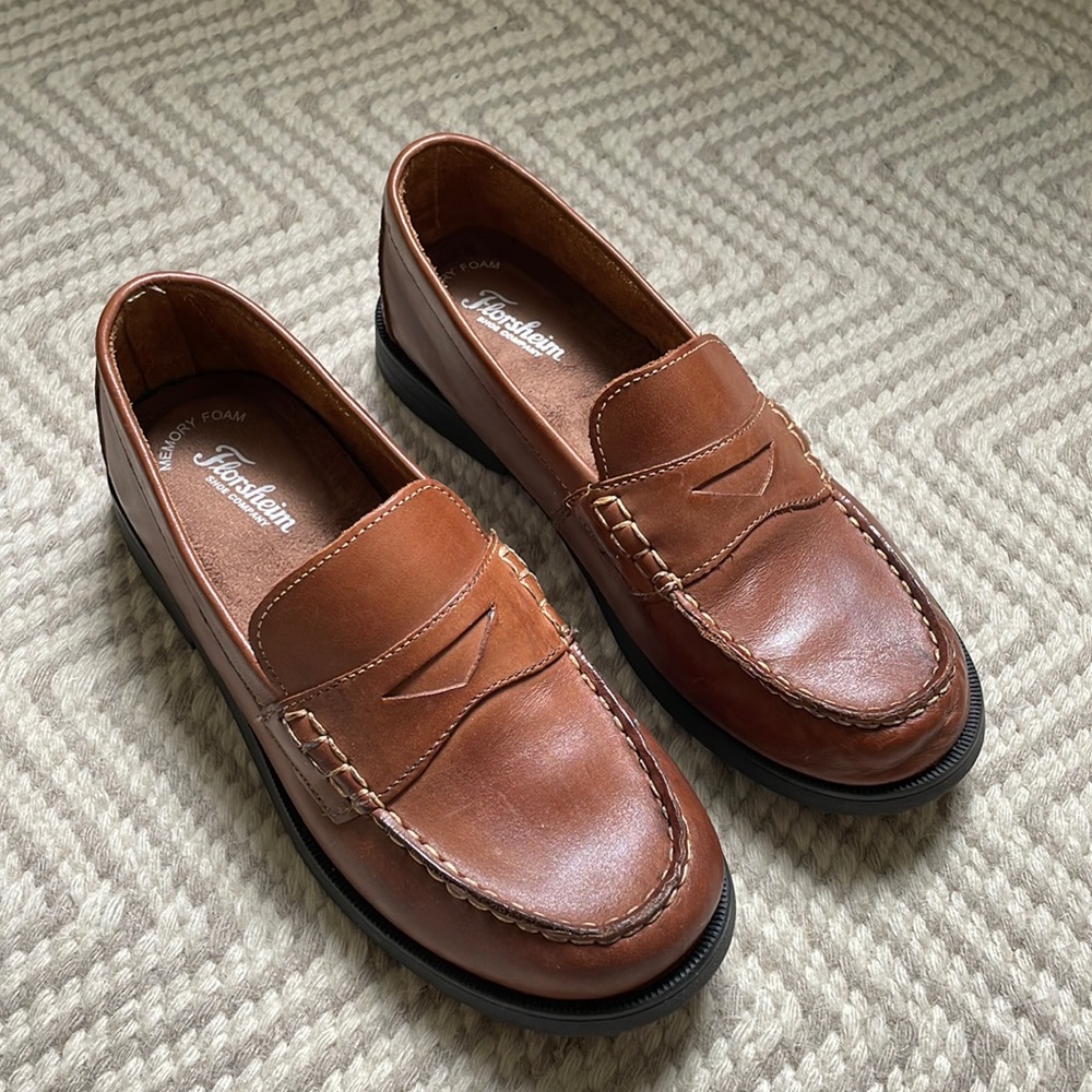 Size 5 Boys Florsheim Croquet Penny Loafer Jr.